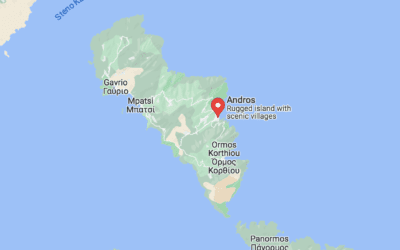 The 4 major towns of Andros