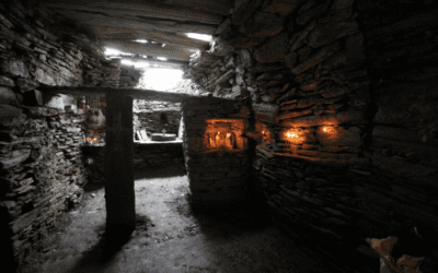 The mountains of Andros